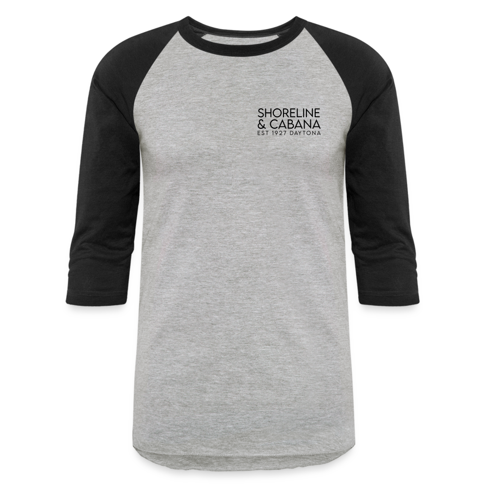 Baseball T-Shirt - heather gray/black