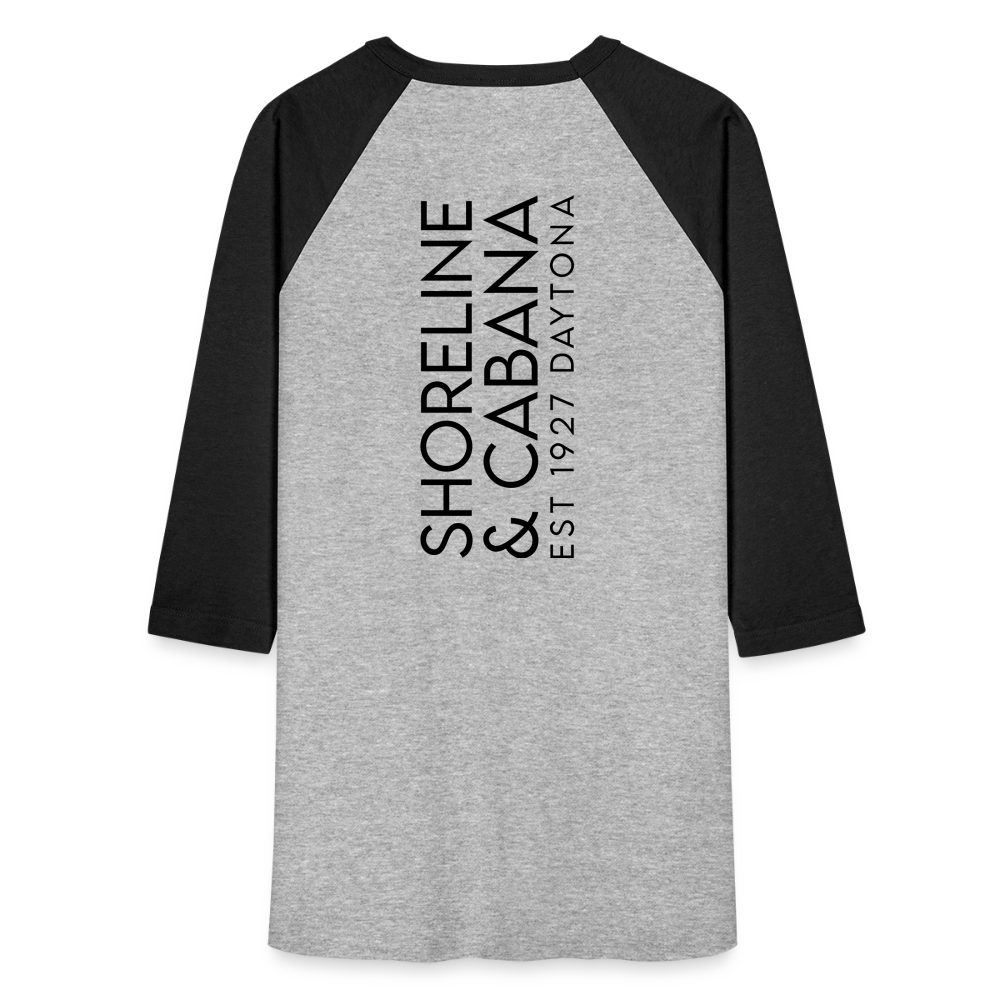 Baseball T-Shirt - heather gray/black